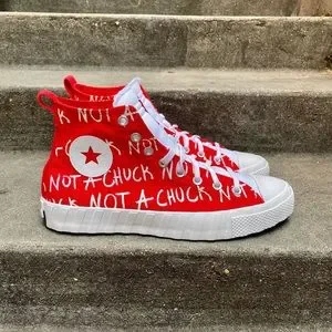 Converse | Shoes | Converse Unttl3d High Top Not A Chuck Untitled Red ...